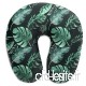 Travel Pillow Tropical Florals Memory Foam U Neck Pillow for Lightweight Support in Airplane Car Train Bus - B07V5ZGJCZ